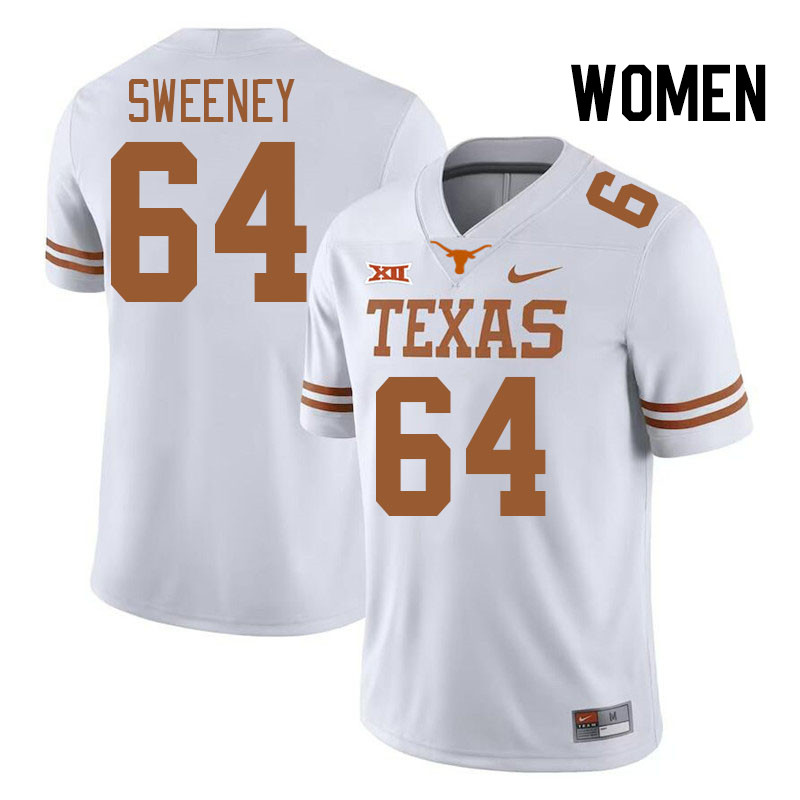 Women #64 Robert Sweeney Texas Longhorns College Football Jerseys Stitched Sale-Black